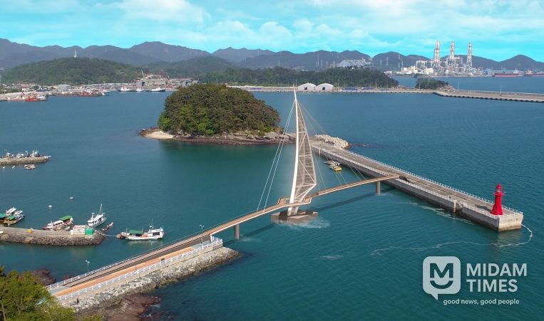 사천 무지개교 조감도