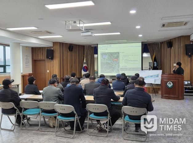 상주시 낙동 운평리 인공습지 조성사업 주민설명회 개최