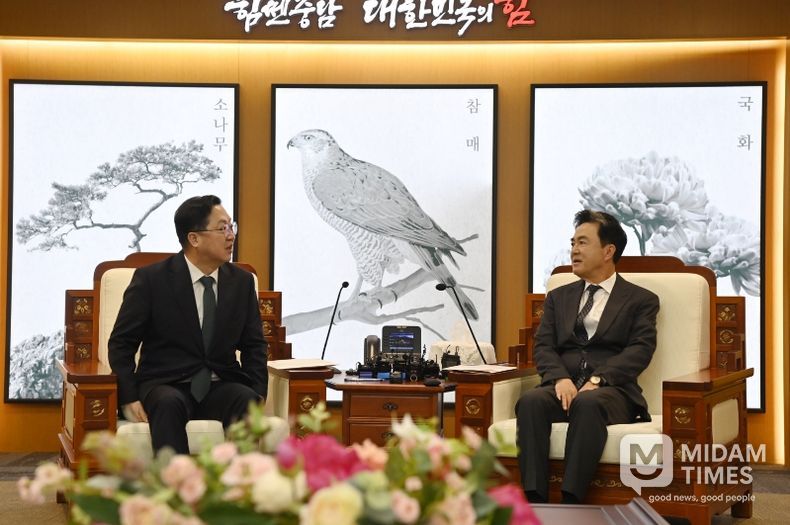 김태흠 충남지사, 이장우 대전시장과 비공개 회동