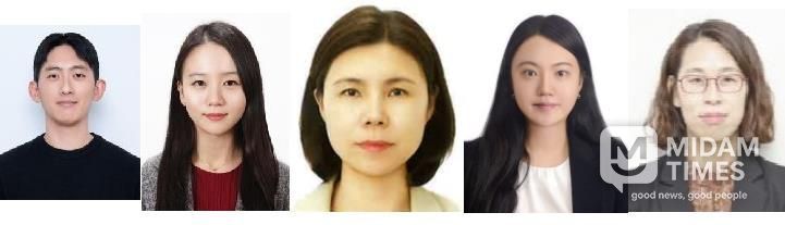 중구, 2025년 하반기 적극행정 우수공무원 5명 선발(왼쪽부터 건설과 김하성 주무관/교통과 김애라 주무관/복지지원과 이현정 주무관/홍보실 최보영 주무관/박재선 경리계장)