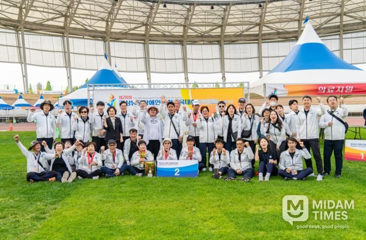 장애인체육회 무료 교실 참가자 모집 = 제28회 경상남도장애인생활체육대회 시군통합 종합 2위