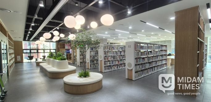 영양도서관, 신축 이전 임시 개관