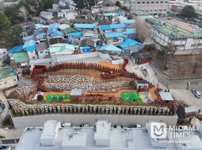 오래된 무허가 주택지, 해솔어린이공원으로 새 단장(조성후).