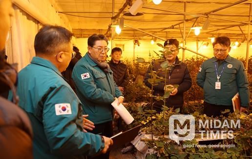 시설하우스 농가 방문