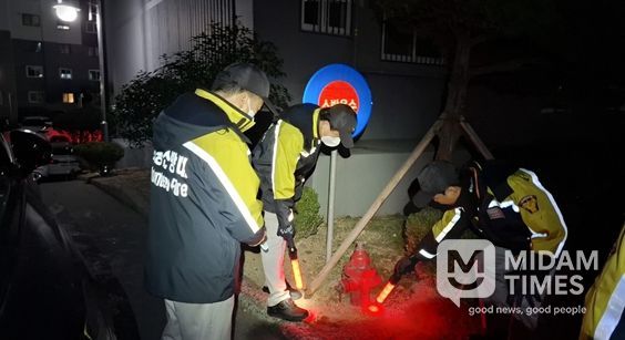 노후 아파트 야간 취약시간 안전순찰