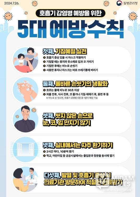 설 명절 앞두고 감염 예방수칙 당부