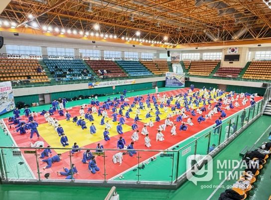 지난 2월 3일부터 13일까지 영천시에서 진행된 유도 동계 전지훈련 모습