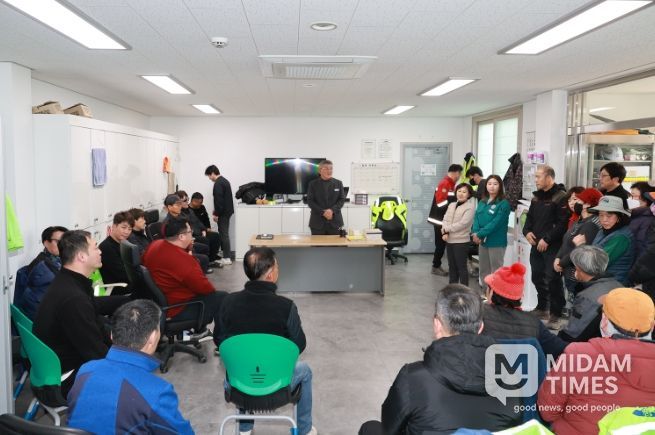 예천군, 설맞이 생활폐기물 처리 근로자 격려 방문