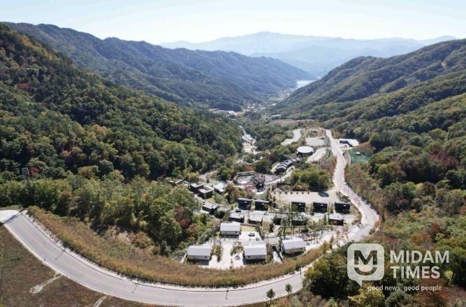 대봉캠핑랜드 모습