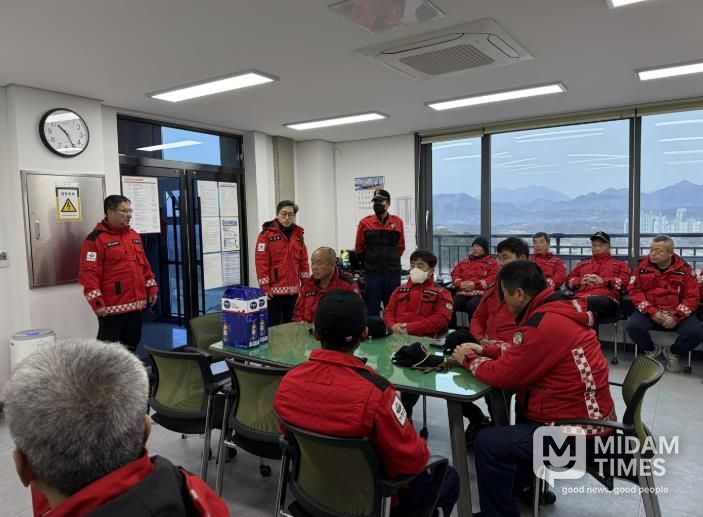 김성윤 안전건설국장, 거창군산불대응센터 현장 점검