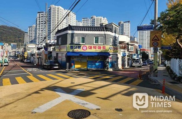 교방초 일원 공영주차장 조성 부지