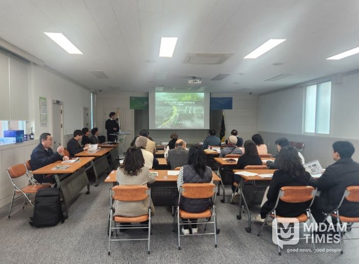 상주시, 도시생태축(개운천~남산) 복원사업 주민설명회