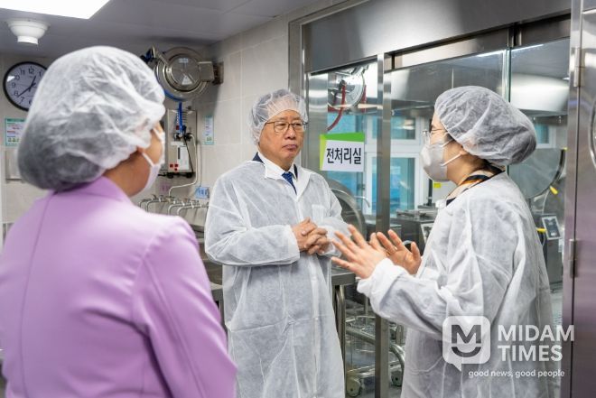 급식 점검 모습