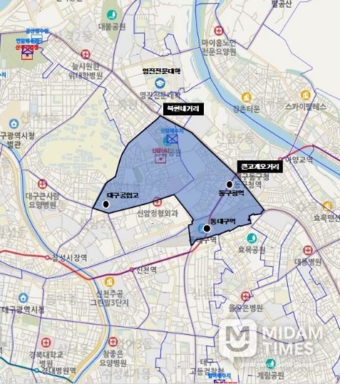 동구 일부 지역, 흐린 물 출수 예상 안내