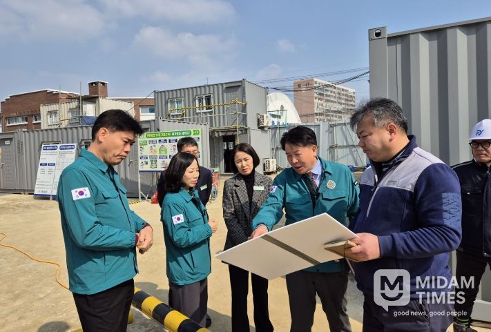 해빙기 시설안전점검 사진(대전선화초 시설점검 및 협의)