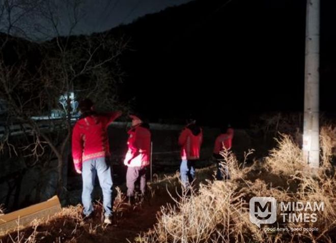 야간 순찰 사진