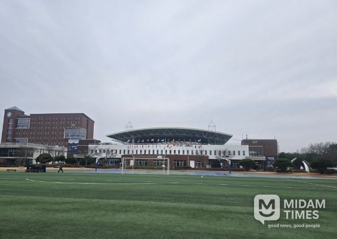 한동대학교 전경.