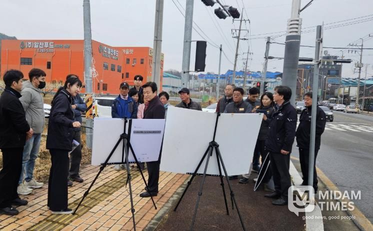 진주시, ‘정촌면 화개1교~매동마을 도로개선’ 추진