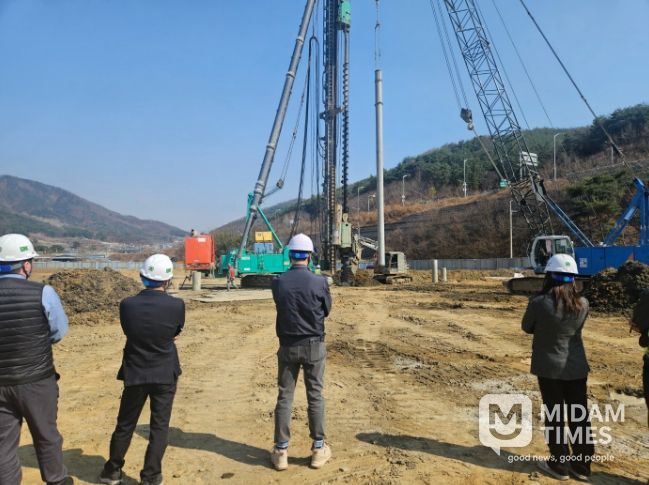 칠곡특수학교 건립공사 현장