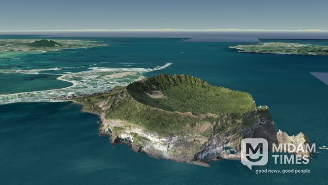 KIGAM 지오빅데이터 오픈플랫폼 상의 성산일출봉 (‘25년 연구부 구축․공유)