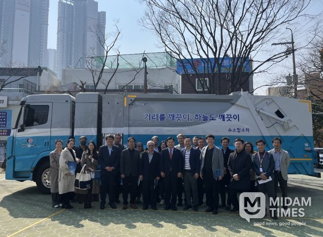 대만 타이난시 교통국 방문단, 수소 청소차 도입 선진사례 현장 방문 실시