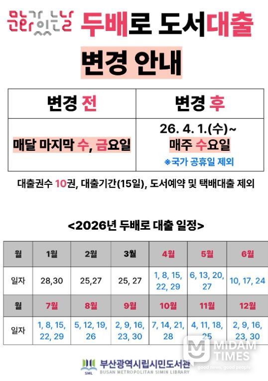 두배로데이 변경 안내문.