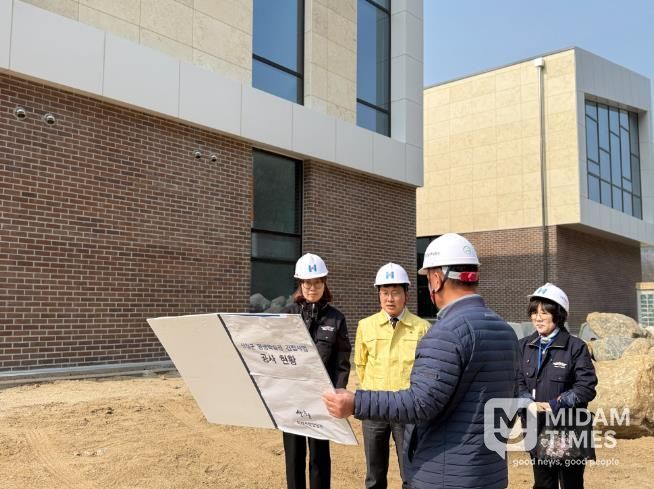 산청군 평생학습관 공사현장 점검