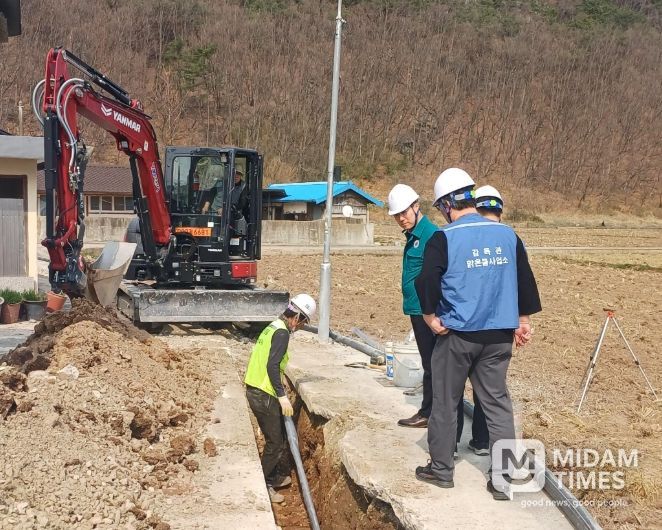 노후 상수관로 교체사업 현장 안전 점검