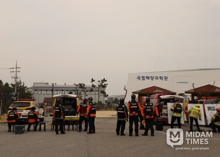 울진소방서, 1분기 긴급구조통제단 불시가동훈련 실시