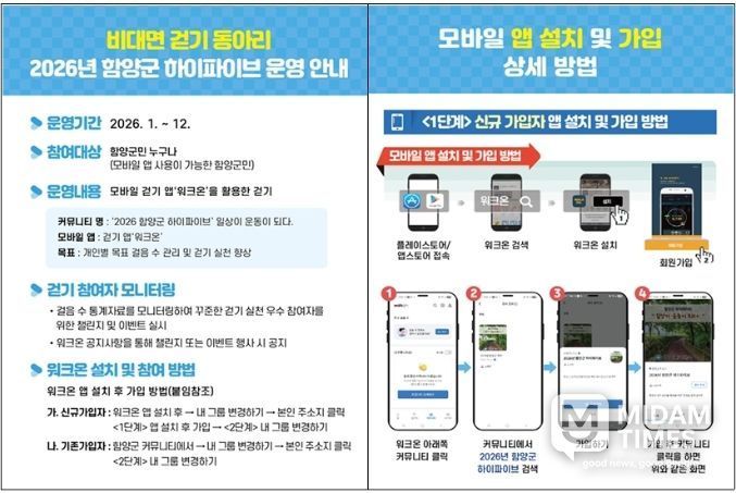 함양군, 보건의 날 맞아 참여형 건강퀴즈 이벤트 운영