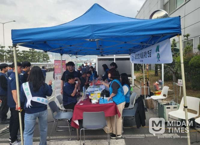 북구보건소, 현대차 울산공장서 건강증진 홍보관 운영