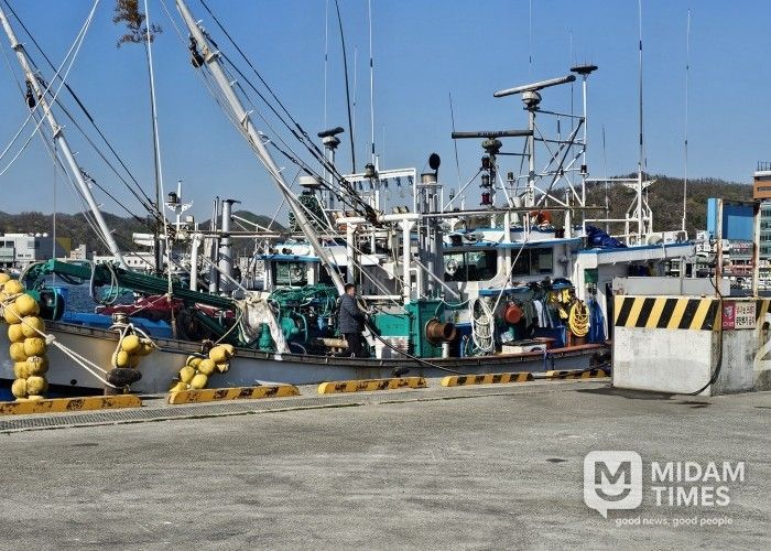 구룡포 수협 급유 사진.