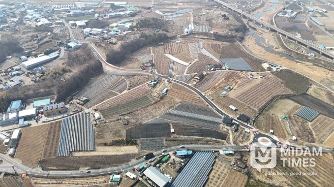 경산시 - 압량 내리 우회도로(리도206호선) 농어촌도로 개통