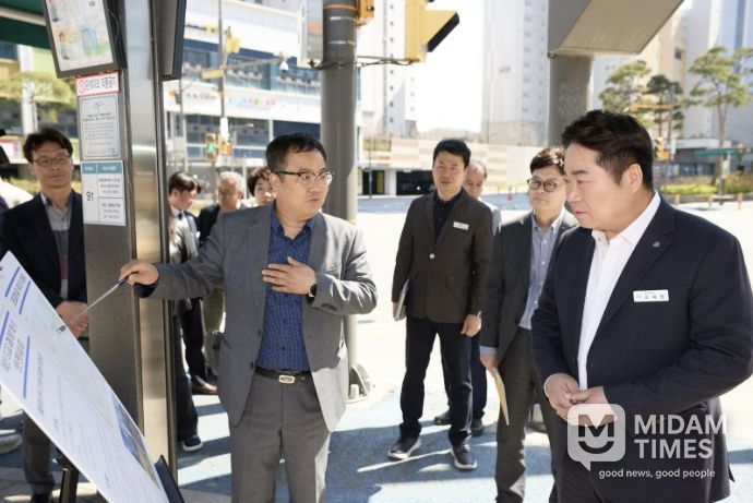 배방읍 세교리 이순신초·고등학교 일원 현장점검