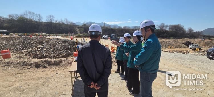 군수권한대행, 고견자연재해위험개선지구 정비사업 현장 방문