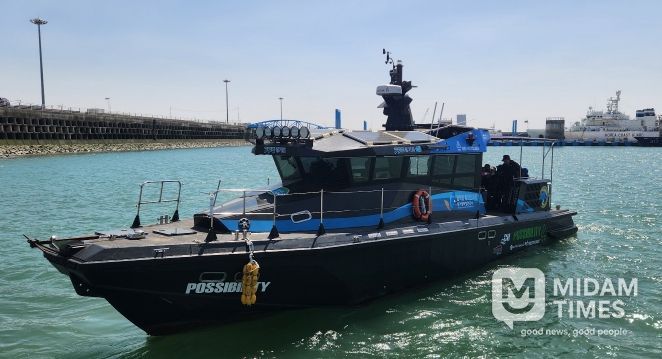 평택항 항만안내선 사진