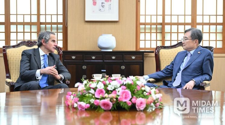 외교장관-IAEA 사무총장 면담